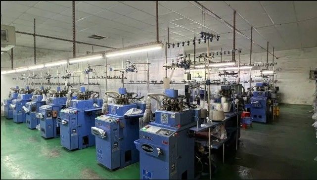 Foshan Yumian Weaving Co., Ltd. 製造者の生産ライン